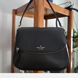 Kate Spade Black Leather Shoulder Bag